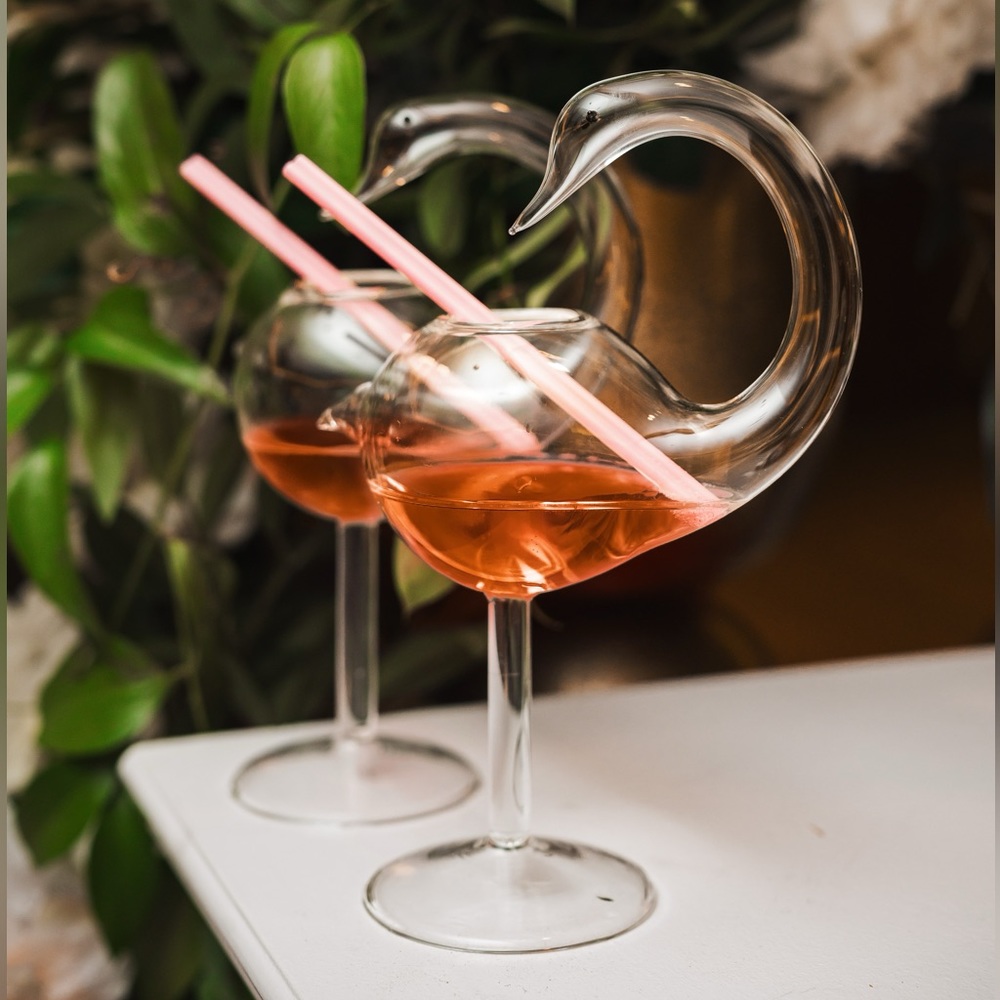 Swan Cocktail Martini Glasses 6 oz - Multiple Available